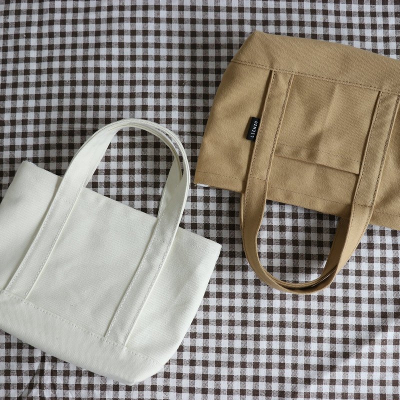 Wholesale Cotton Canvas Tote Hand Bag Portable Small Blank Cotton Canvas Shopping Bag Mini Cotton Canvas Bag