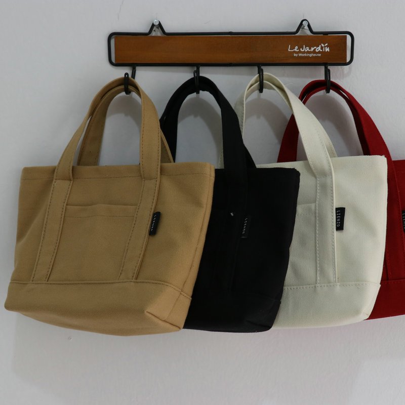 Wholesale Cotton Canvas Tote Hand Bag Portable Small Blank Cotton Canvas Shopping Bag Mini Cotton Canvas Bag