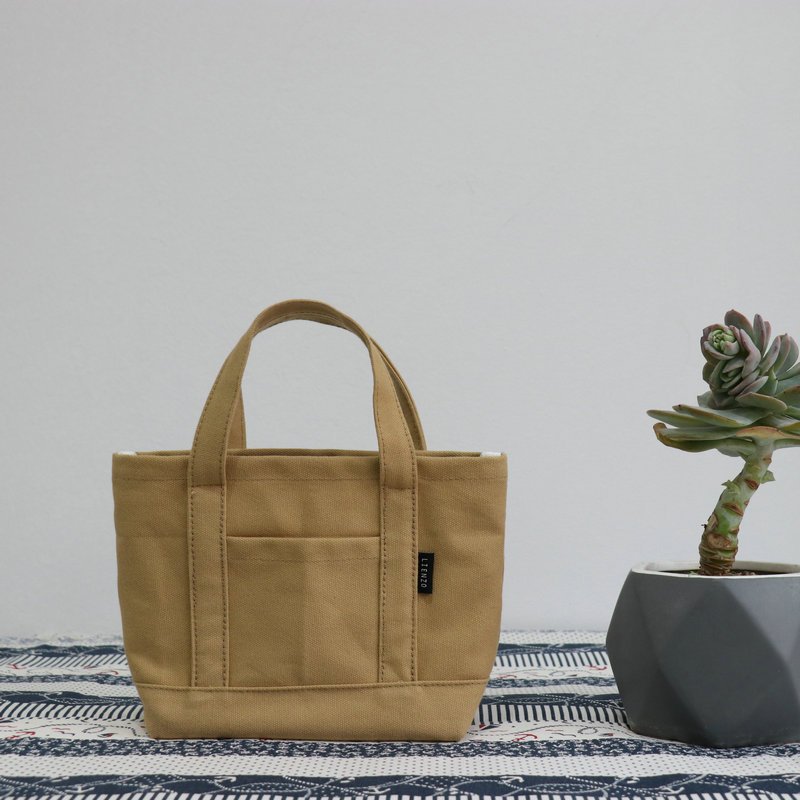 Wholesale Cotton Canvas Tote Hand Bag Portable Small Blank Cotton Canvas Shopping Bag Mini Cotton Canvas Bag