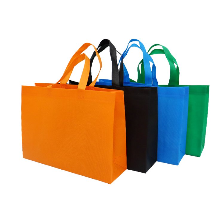 Stock item Blank Large Size Non Woven Reusable Waterproof Grocery Shopping Bag