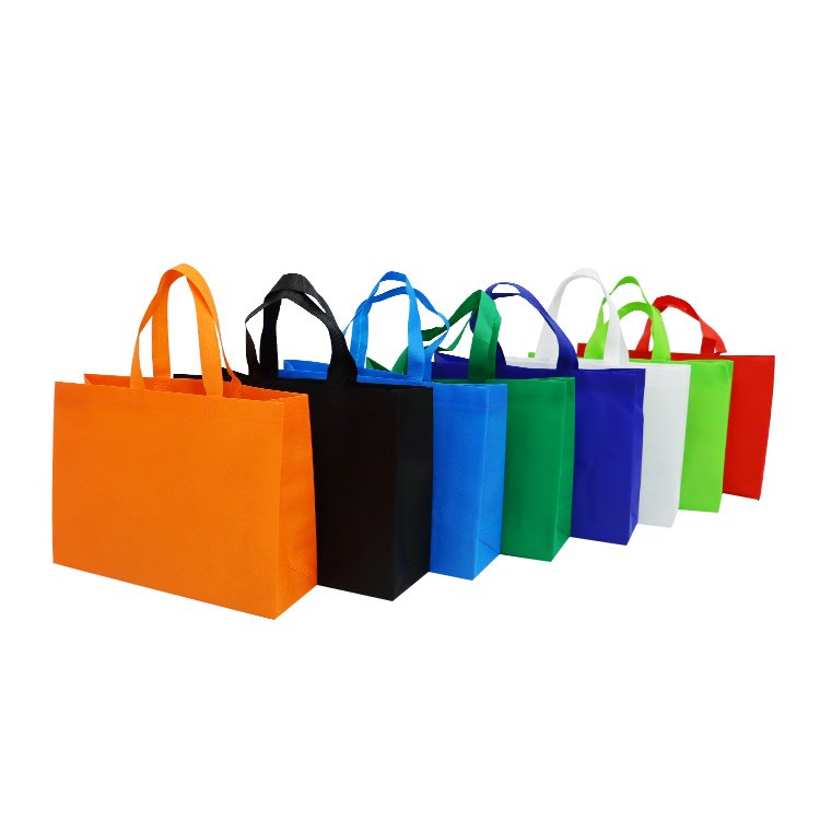 Stock item Blank Large Size Non Woven Reusable Waterproof Grocery Shopping Bag
