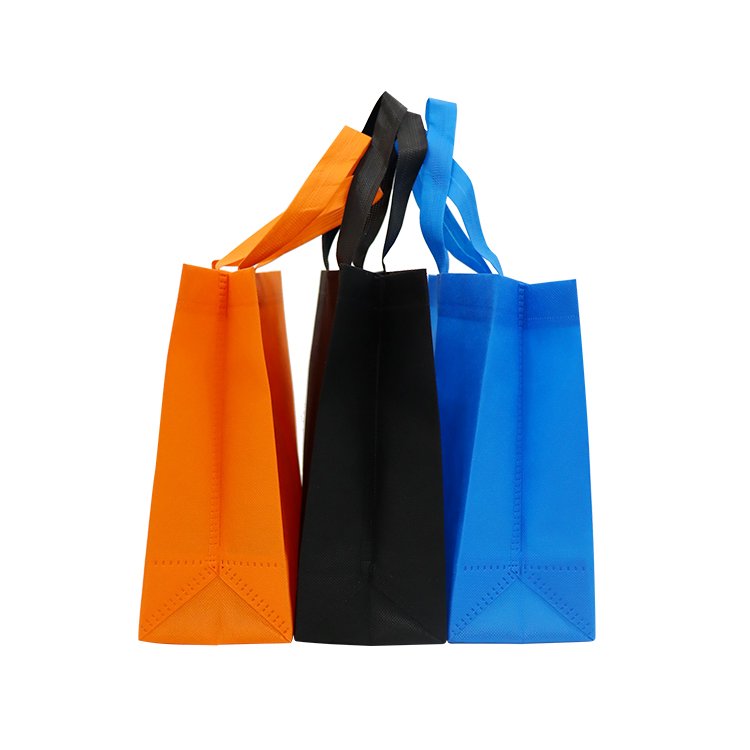 Stock item Blank Large Size Non Woven Reusable Waterproof Grocery Shopping Bag