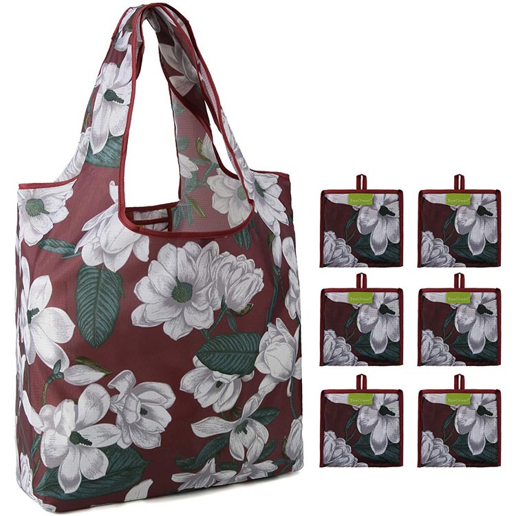 Cheapest Portable Large Thick Reusable Custom Foldable Shopping Bag Wholesale Price Sustainable Rpet For shopping bagfor women
