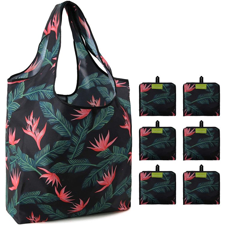 Cheapest Portable Large Thick Reusable Custom Foldable Shopping Bag Wholesale Price Sustainable Rpet For shopping bagfor women