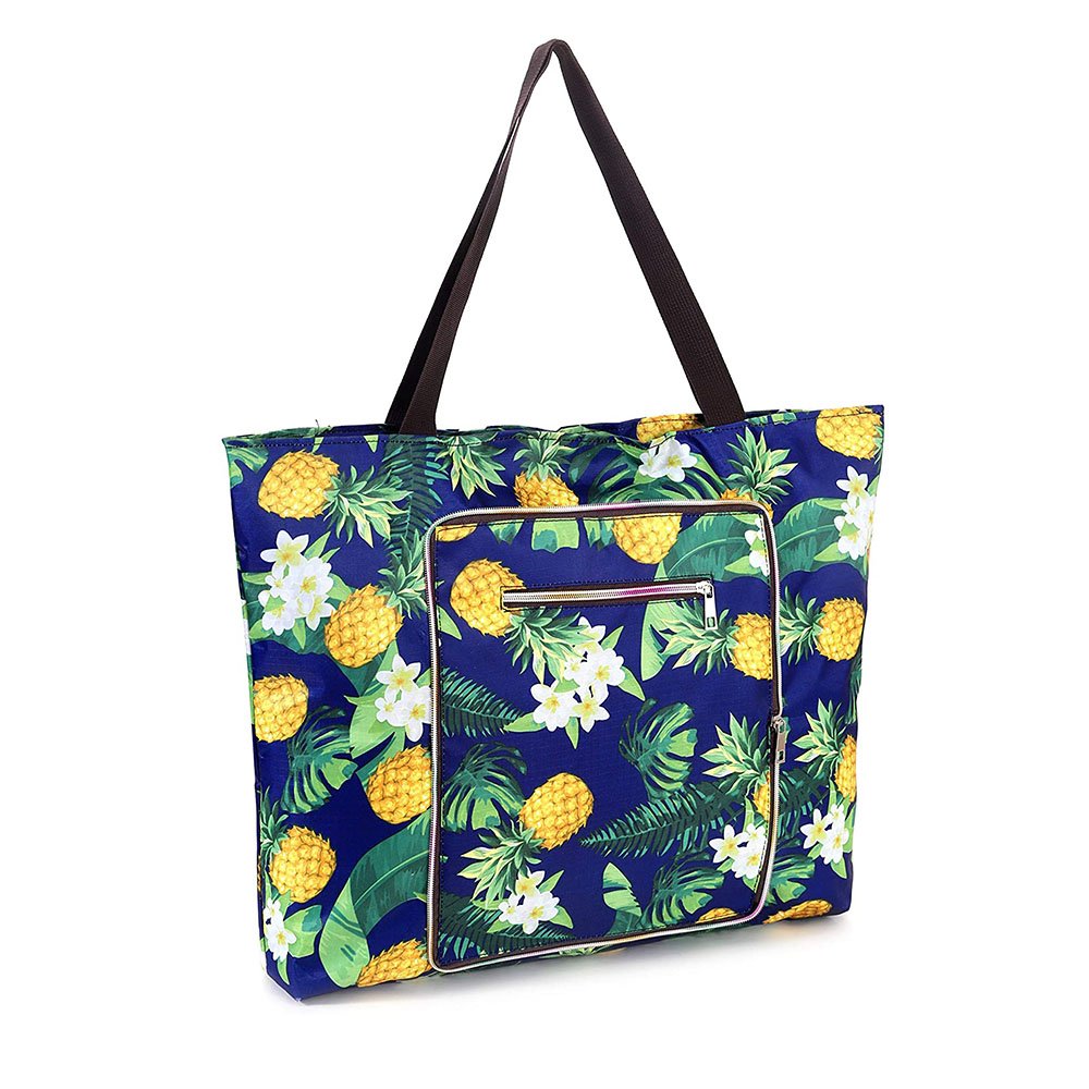 Custom Wholesale Women Large Lightweight Toy Grocery Picnic Tote Shoulder Foldable Large Shopping Bags Beach Bag with Zipper