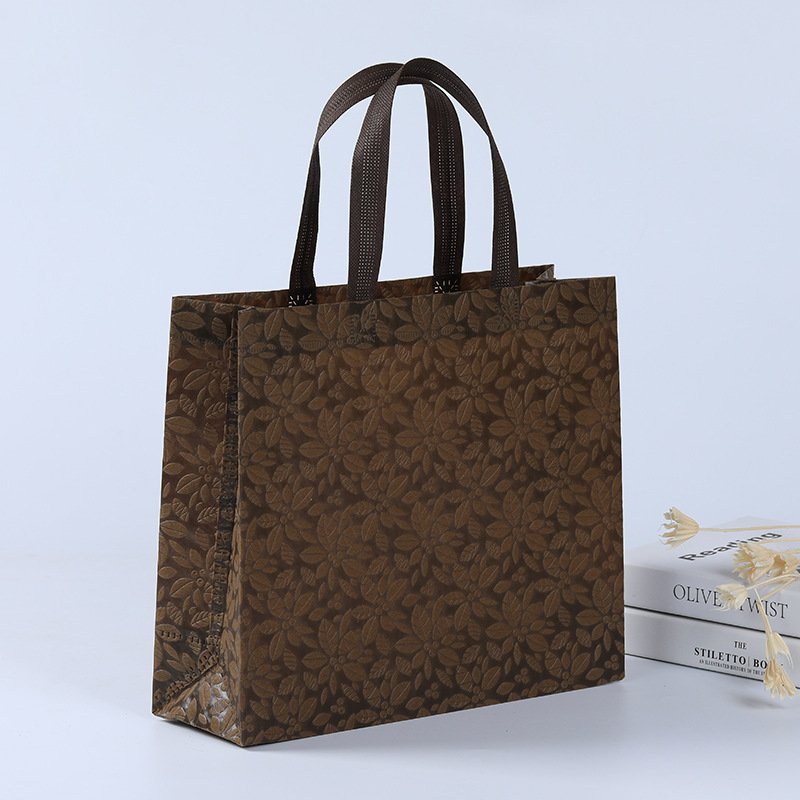 Custom Logo Printed Promotional Reusable Grocery Tote Bag Gift Heavy Duty Pp Non Woven Shopping Bag Non-woven Bag