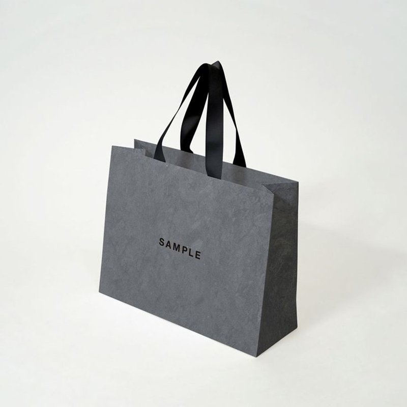 Custom Print Logo Elegant White Black Gift Paper Bags Pink Luxury Clothing Boutique Paper Shopping Bag With Ribbon Handle