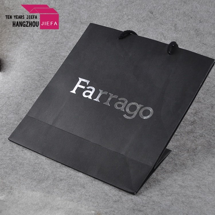 High Quality Clothing Store Packaging Boutique Shopping Paper Bags with handles