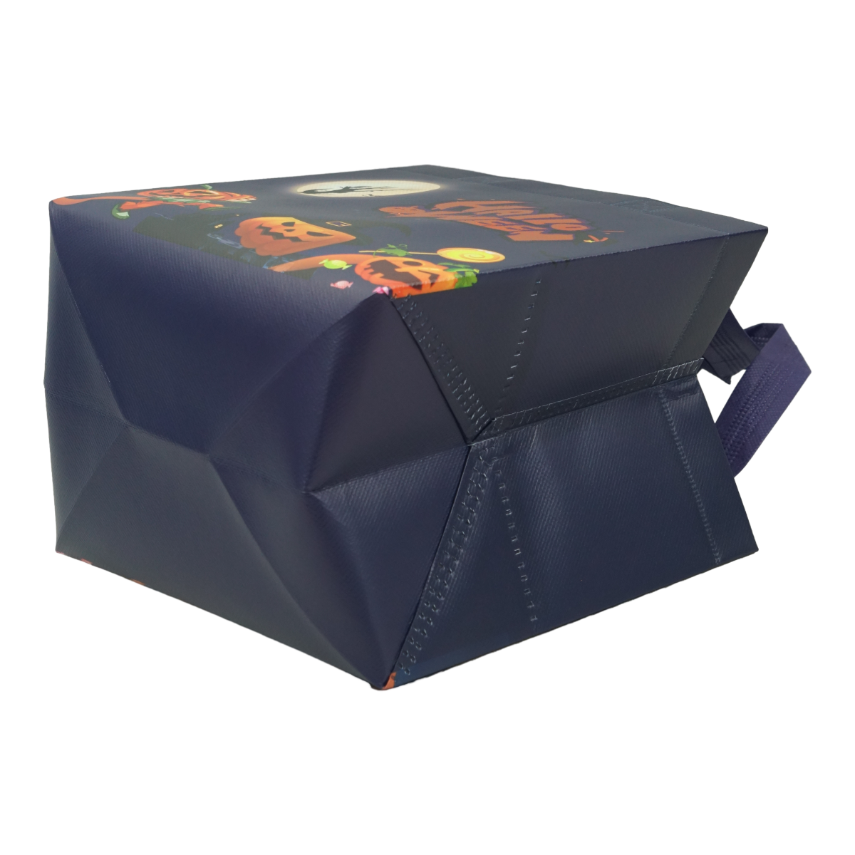 Reusable Halloween PP Laminated Full Printing Non Woven Shopping Bag Eco Friendly Recycle Grocery Bag