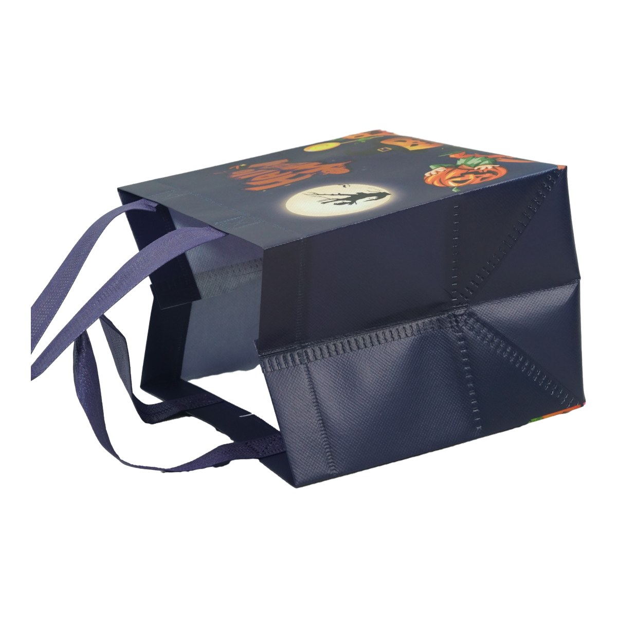 Reusable Halloween PP Laminated Full Printing Non Woven Shopping Bag Eco Friendly Recycle Grocery Bag