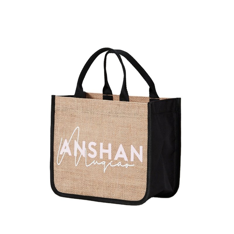 environmental recycled customized wine jute bag