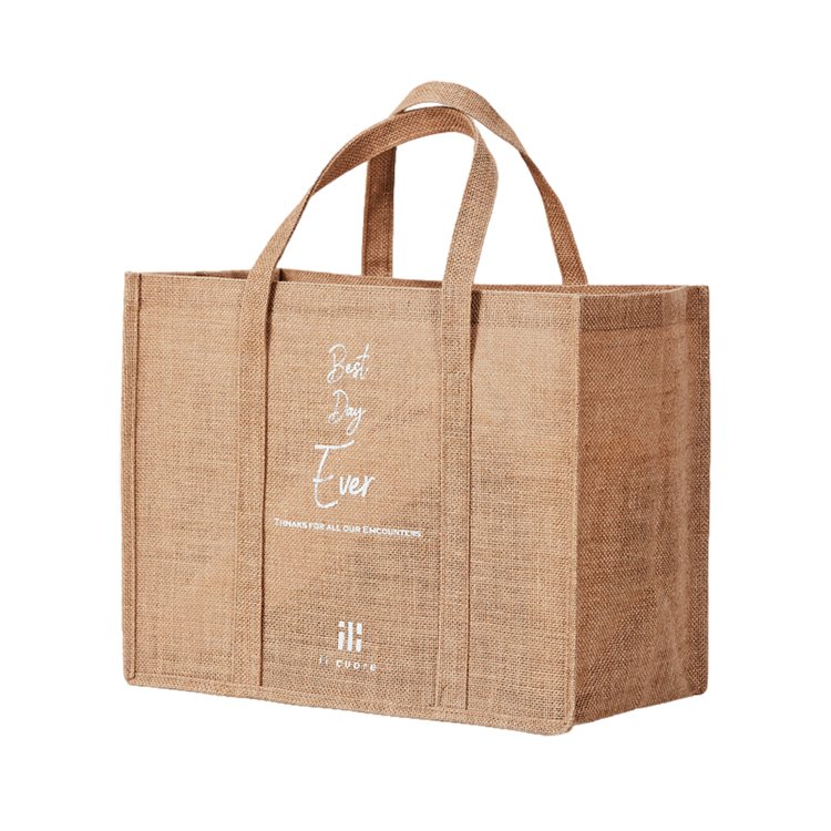 environmental recycled customized wine jute bag