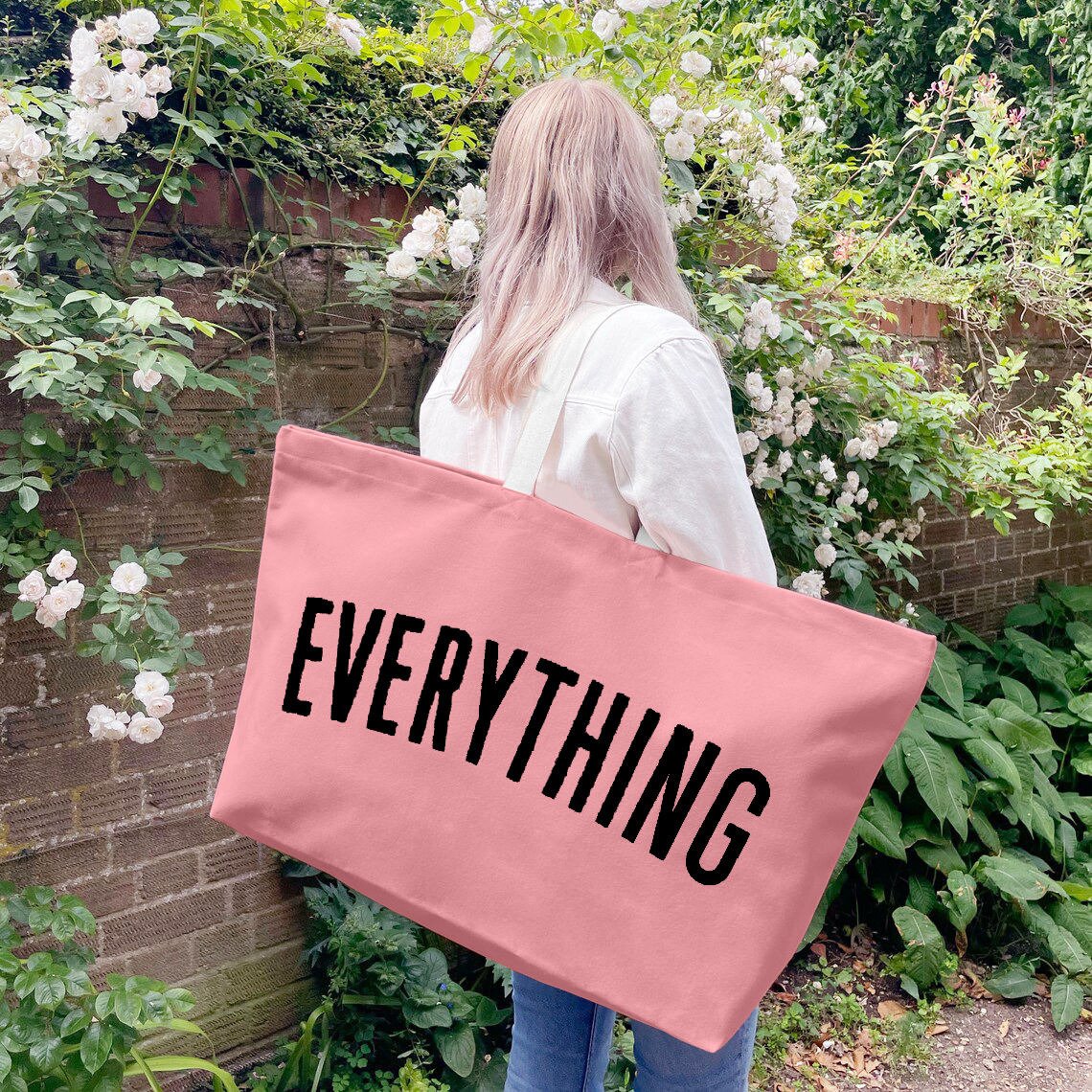 Personalized New Style High-Capacity Shoulder Bag Big Size Storage Canvas Bag Fashion Shopping Tote Bags With Customized Print