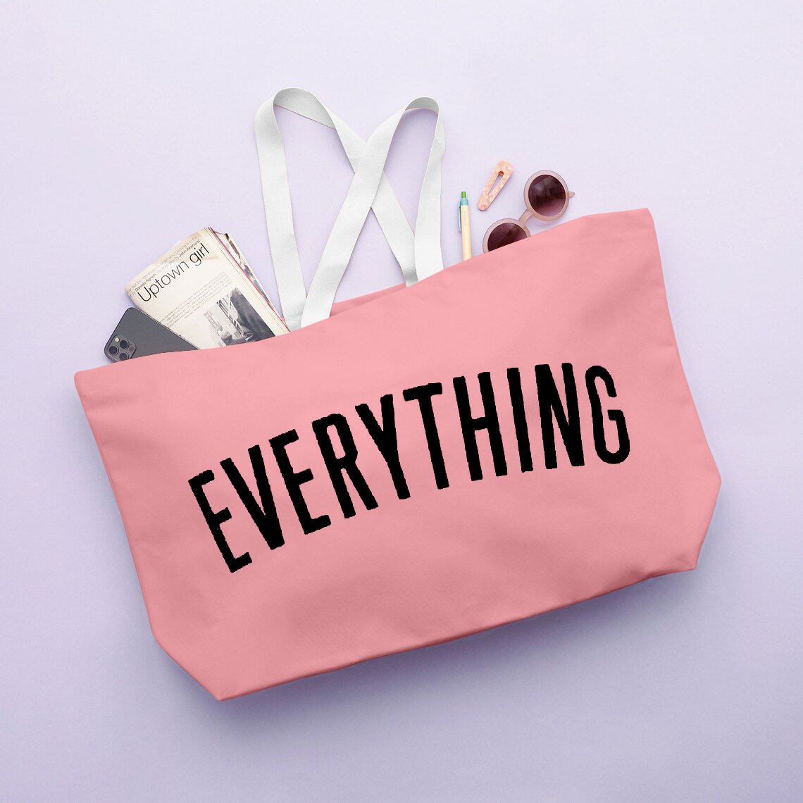 Personalized New Style High-Capacity Shoulder Bag Big Size Storage Canvas Bag Fashion Shopping Tote Bags With Customized Print