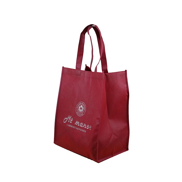Reusable Tote Shopping Non Woven Bag With Logo Printed Promotional Shopping Bag