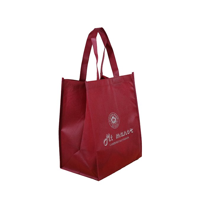 Reusable Tote Shopping Non Woven Bag With Logo Printed Promotional Shopping Bag