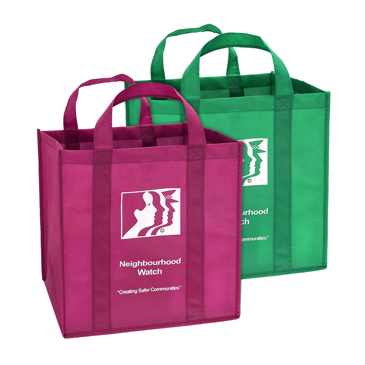 Reusable Tote Shopping Bag Oversized Custom Non-woven Fabric Eco Promotion Accept Customized Logo Striped Handled Cheap Printing