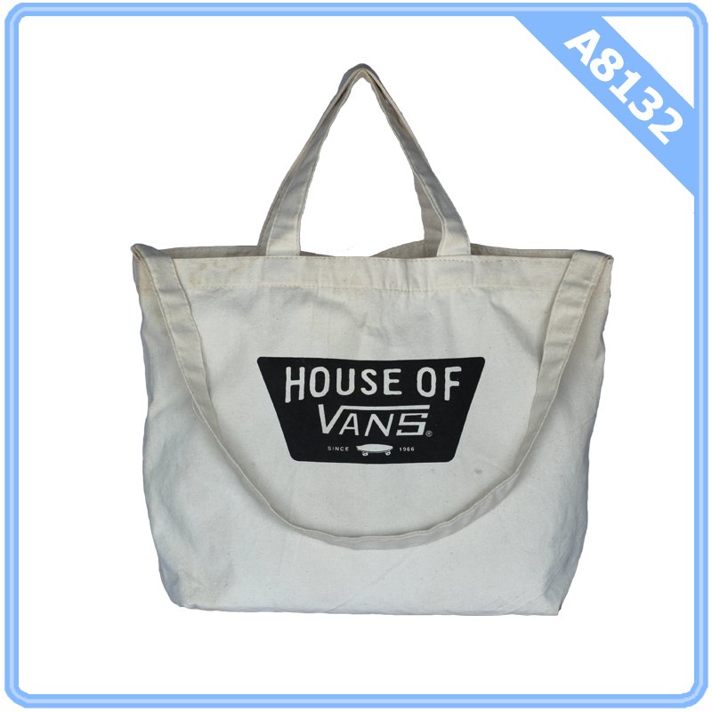 Natural custom logo printed eco-friendly cotton canvas tote bags in stock shopping bag for womenandbags shopping