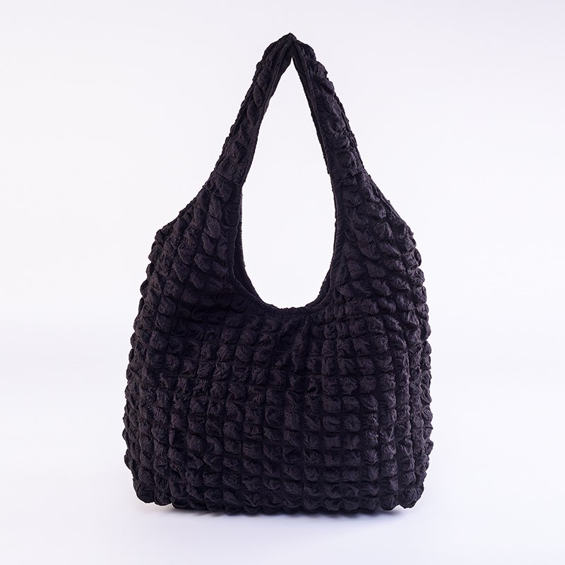 Custom Wholesale Duffle Bag Seersucker Women Pink Travel Tote Bag With Handle