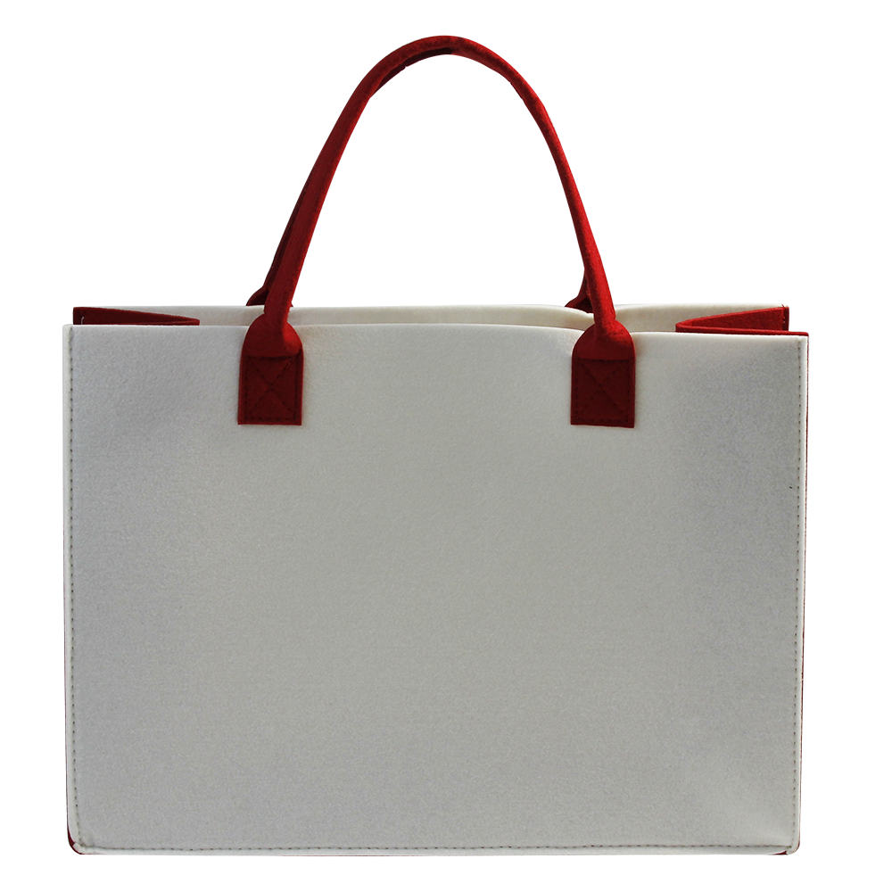 hot selling Recyclable Durable Eco-friendly Non Woven Fabric types of felt clothing shopping bags with handle