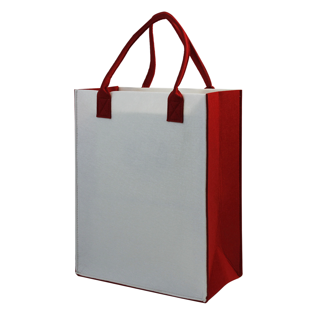 hot selling Recyclable Durable Eco-friendly Non Woven Fabric types of felt clothing shopping bags with handle