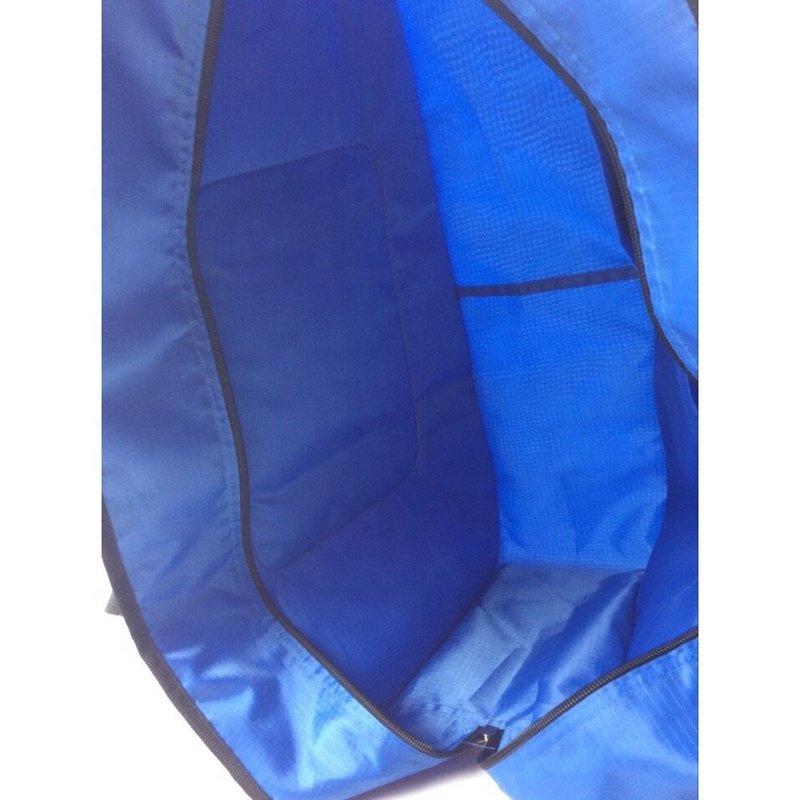 Foldable waterproof travel polyester bag fitness bag lightweight hand luggage bag