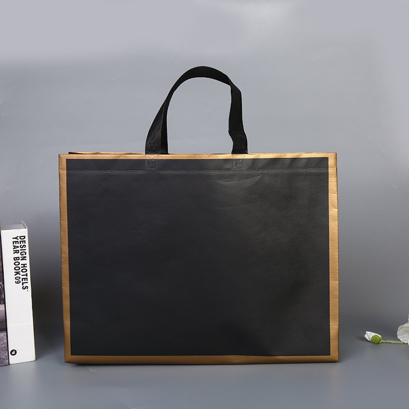 Eco friendly recycle reusable non-woven bag pp laminated non woven grocery bag fabric shopping bags for shop