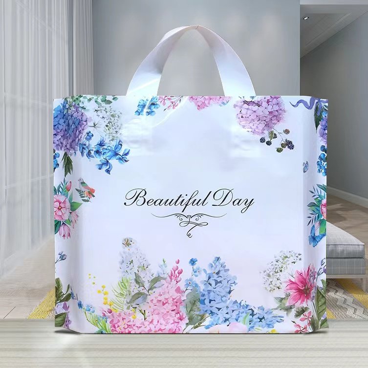 Professional Manufacturer Custom Printing Thicken Waterproof Colorful Plastic Shopping Bag