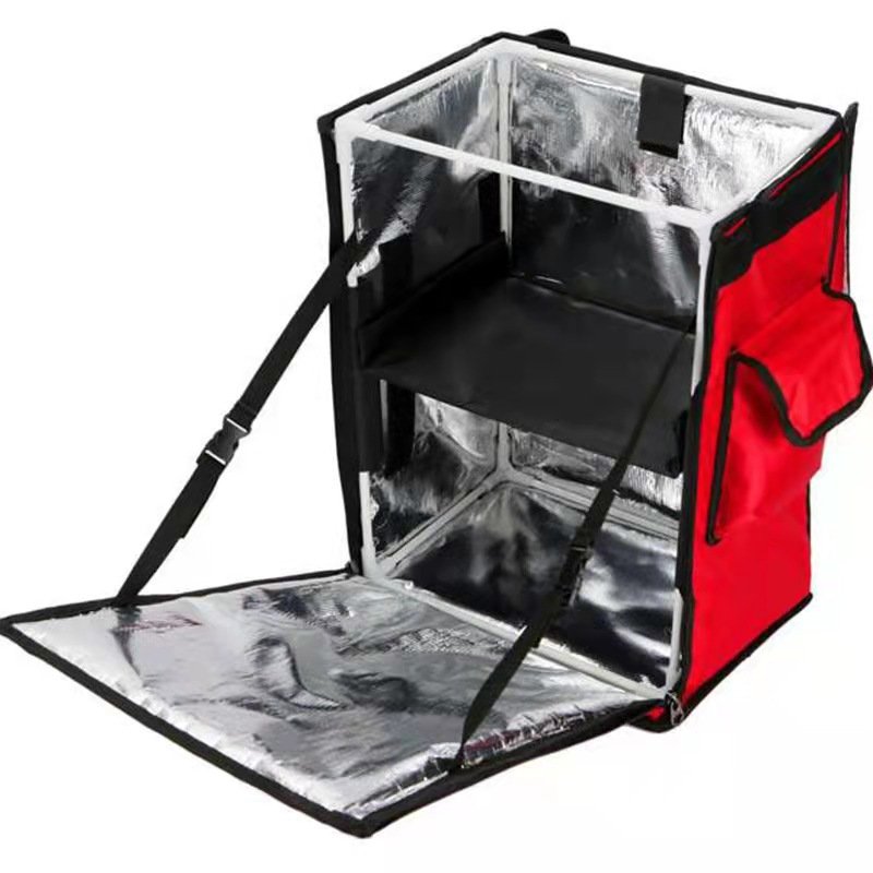 New Design OEM Wholesale Price Food Delivery Paper Bag Insulated Food Delivery Bag Cooler Shopping Bags For Food