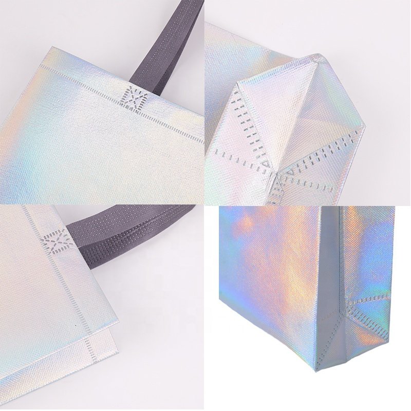 ZP RTS in stock Custom Environmentally Friendly Inexpensive Reusable Non-Woven Daily Shopping Bags With Logo