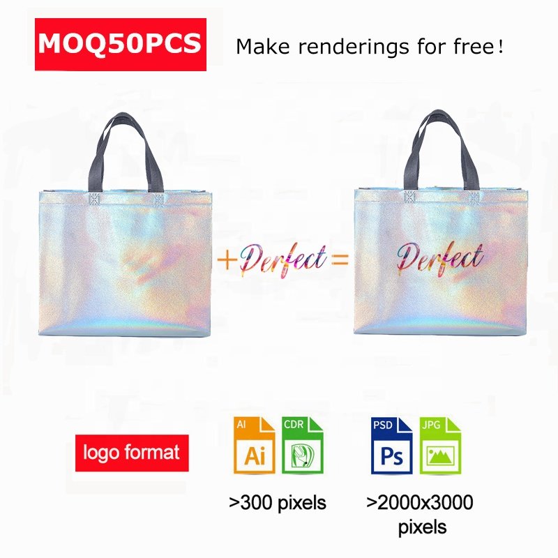 ZP RTS in stock Custom Environmentally Friendly Inexpensive Reusable Non-Woven Daily Shopping Bags With Logo