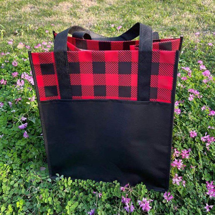 2021 NEW High quality custom TOTE PP non woven with pocket shopping bag