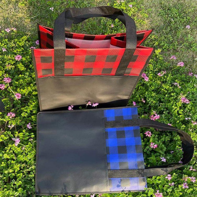 2021 NEW High quality custom TOTE PP non woven with pocket shopping bag