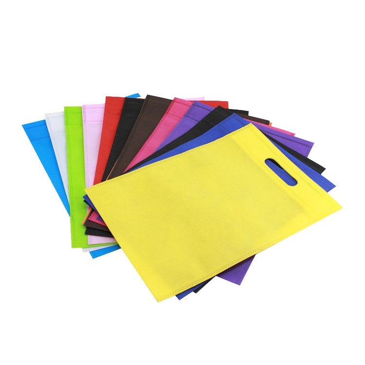 Eco Friendly Custom Logo Advertising Non-woven bag Nonwoven U Cut bag Non Woven Die Cut shopping Bag With Logos