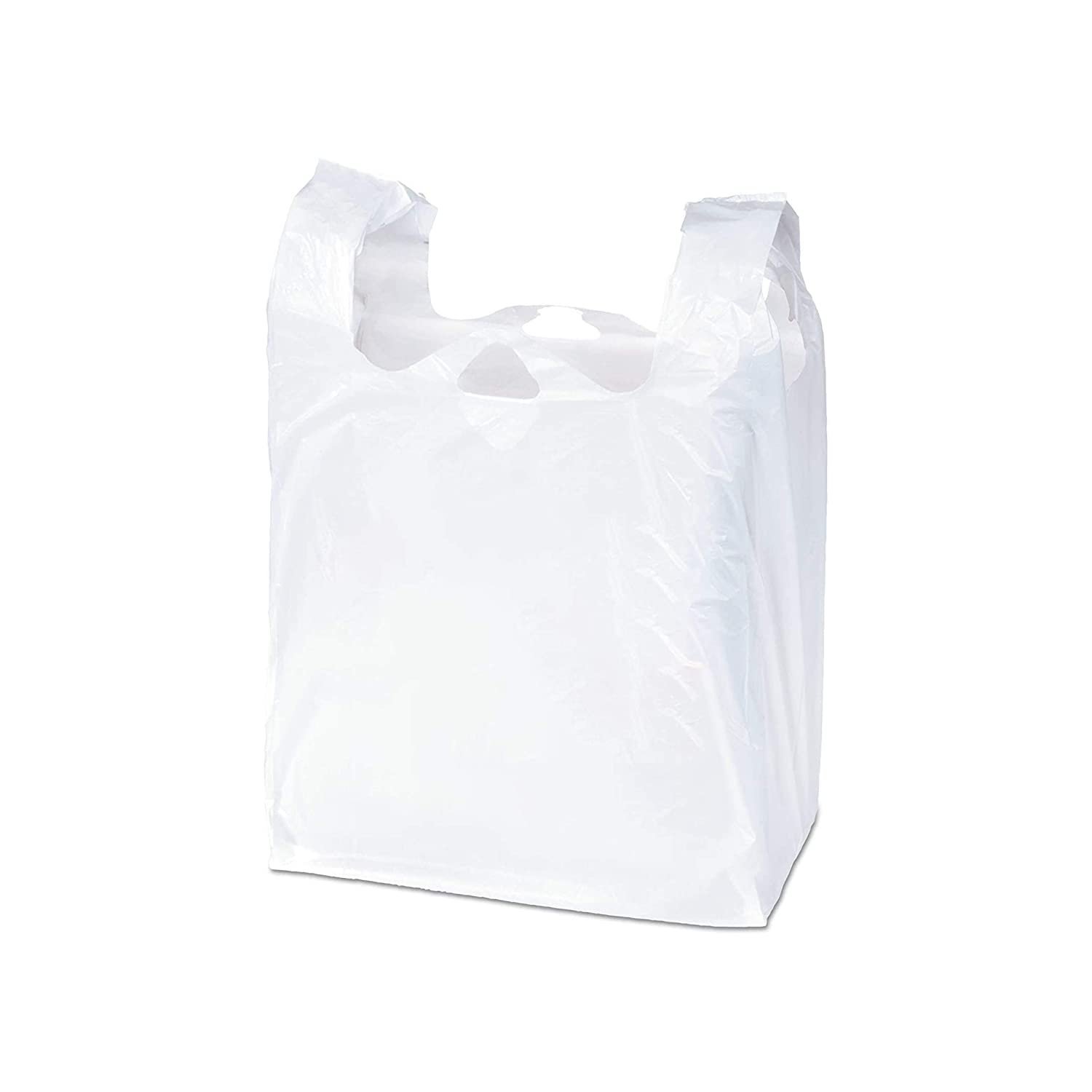 MU Wholesale Cheap Shopping Bag Custom Logos Compostable Clear Plastic Bag Black Plastic T shirt Bags