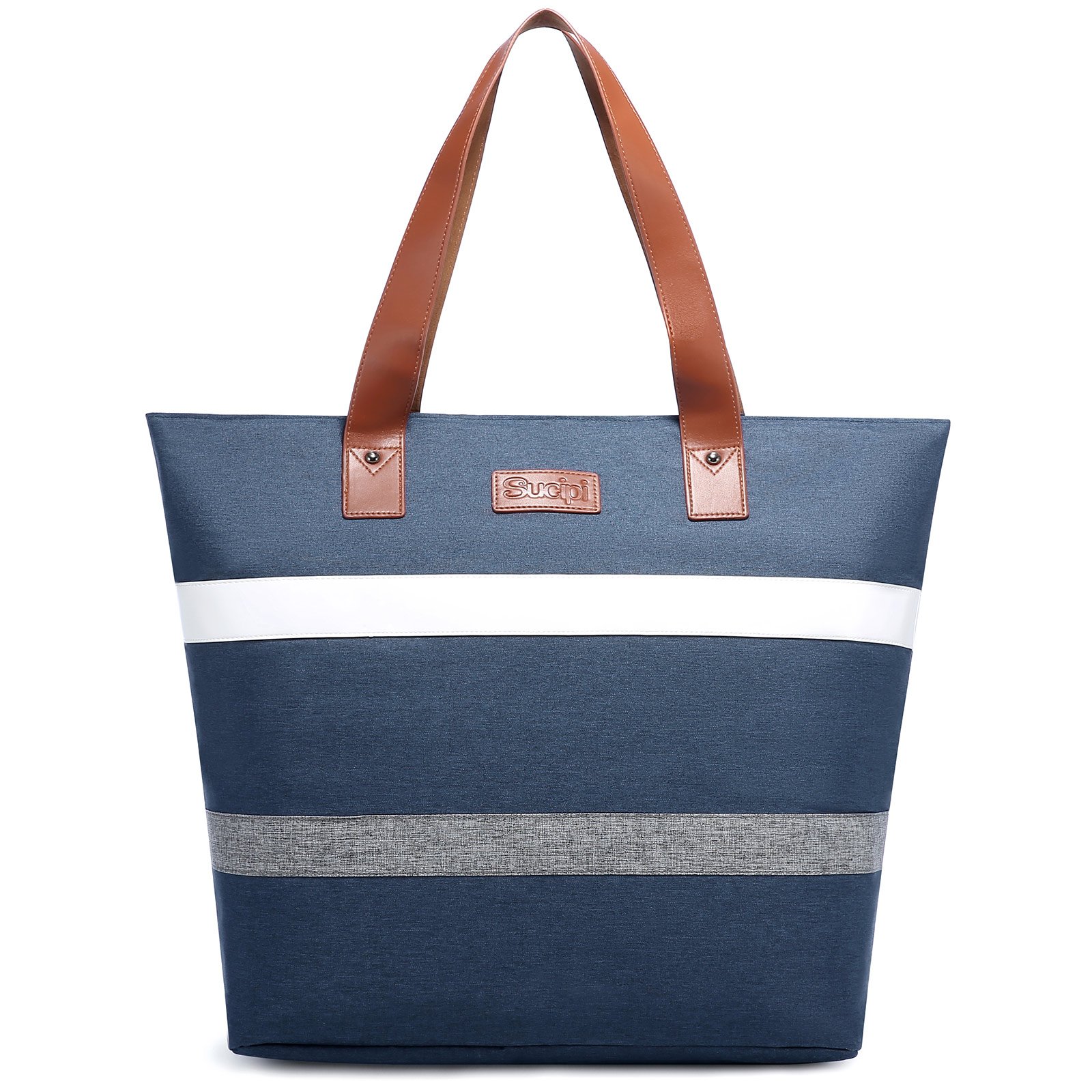 Sucipi Insulated Cooler Tote Large Insulated Beach Foldable Insulated Reusable Grocery bags women Shopping Bags cooler bags