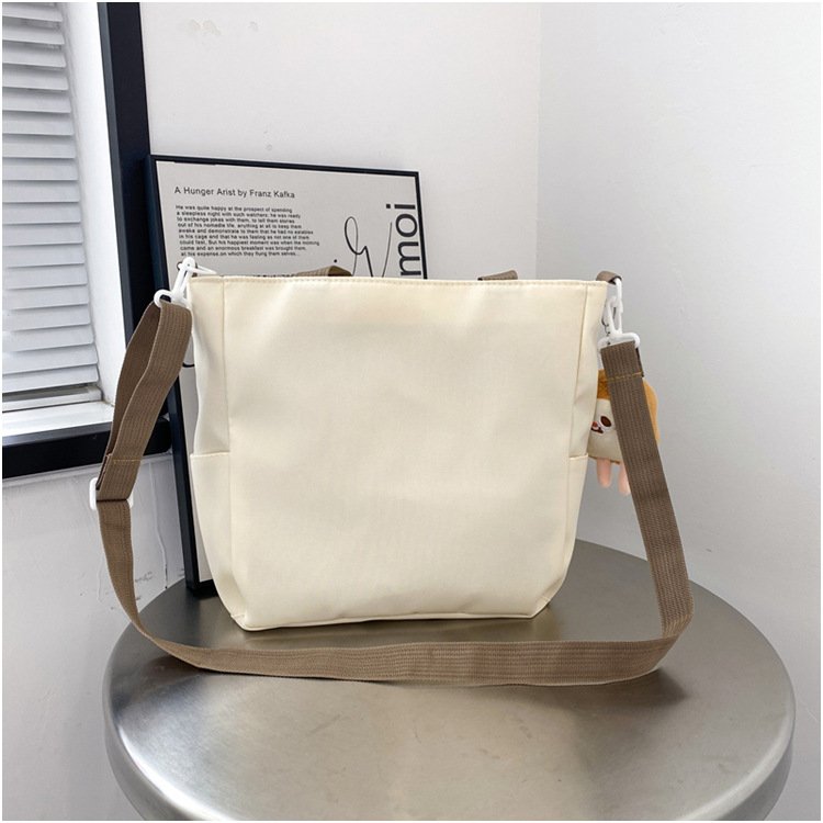 New Shopping Bags Simple Large Capacity Messenger Student Class Tutoring Bag Versatile Commuting Shoulder Tote Bag