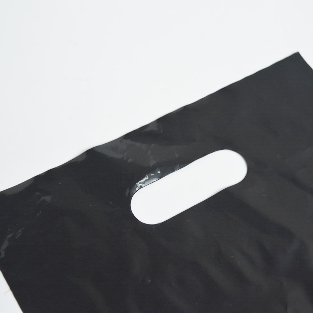 Factory price custom logo printed retail black pink plastic small business supermarket packaging shopping bag thank you bags