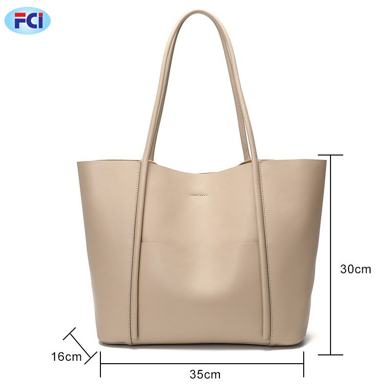 Wholesale Factory Price Custom Made With 100% Original Leather Fashionable Ladies Tote Bag Women Handbags