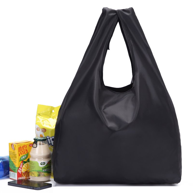 New ECO Polyester Women Men Package Buy vegetables traveling Reusable Tote Foldable Shopping Bag