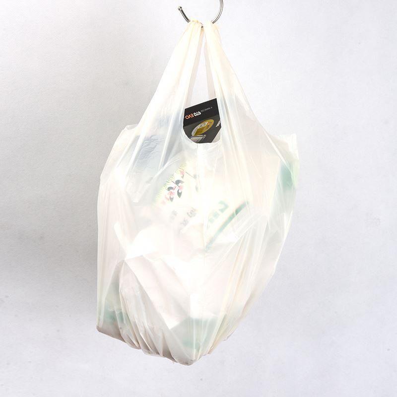 Biodegradable Plastic Shopping Bag Wholesale HDPE / LDPE Shopping Biodegradable Bags Plastic Grocery T-shirt Fruits Bag