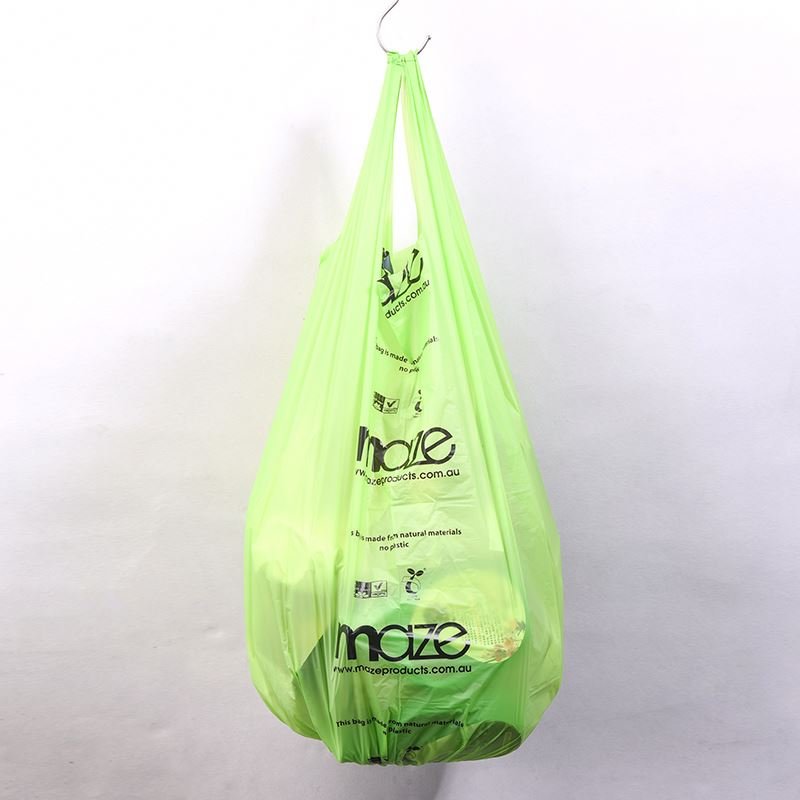 Biodegradable Plastic Shopping Bag Wholesale HDPE / LDPE Shopping Biodegradable Bags Plastic Grocery T-shirt Fruits Bag