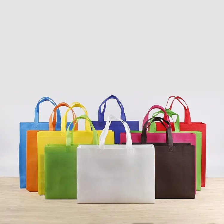 Custom Reusable Foldable Eco Friendly Fabric Non Woven Tote Bag Non-woven Shopping Bag