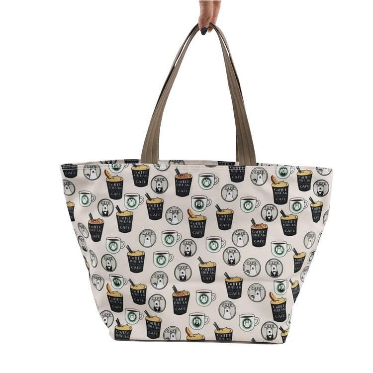 Rural floral student waterproof oxford large bag grocery mommy shopping bag