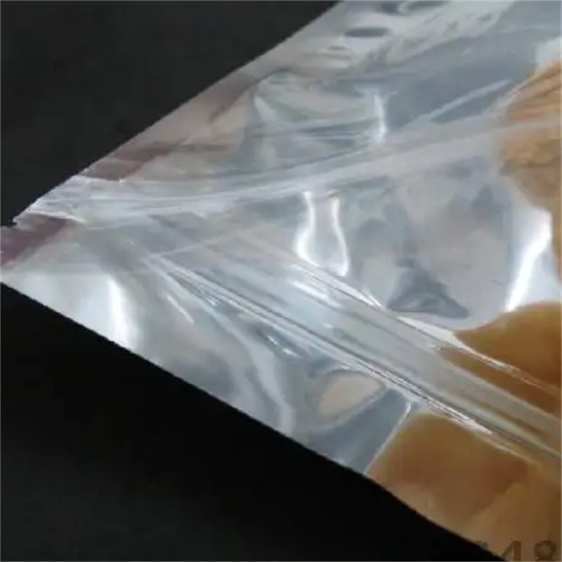Free Samples Clear Front and Silver Back Zip Lock Aluminium Foil Pouch Food Packaging Stand up Bags