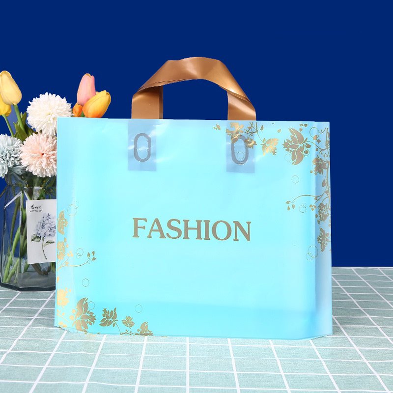 Takeaway Personalized Plastic Shopping Handle Carry Bag With Logo Print boutique shopping bag plastic