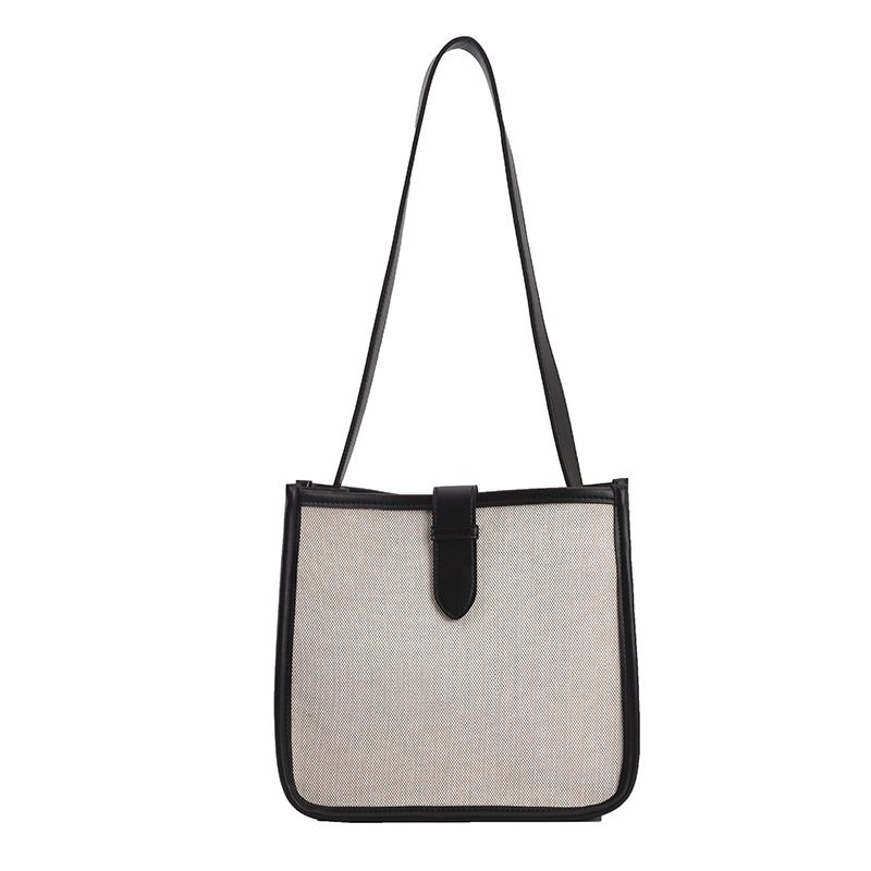 Fashion Custom Size Crossbody Small Bag High Quality Eco-friendly Portable Canvas PU Shoulder Shopping Bag for Ladies