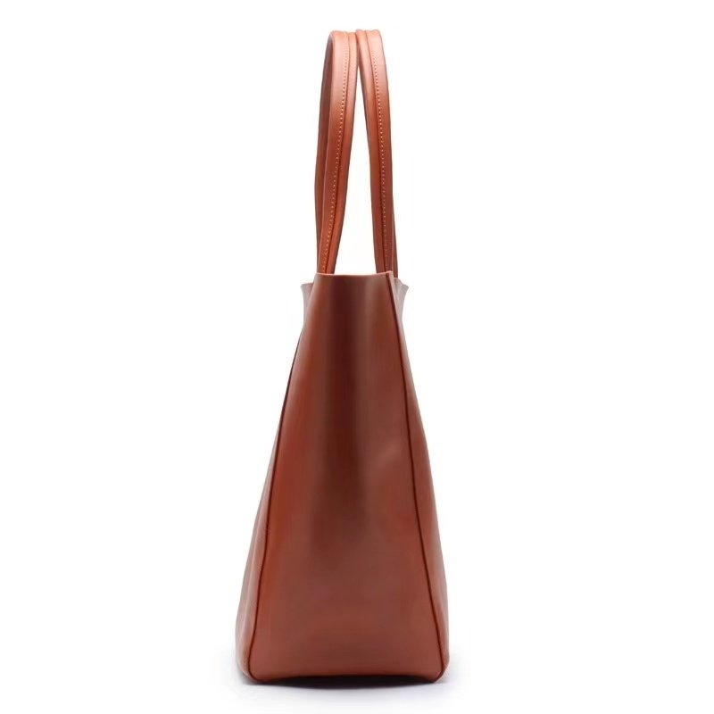 Fashion women genuine Leather Tote Bag Soft Custom Women Handbags High Quality Shopping Bag Ladies Office Big Bag