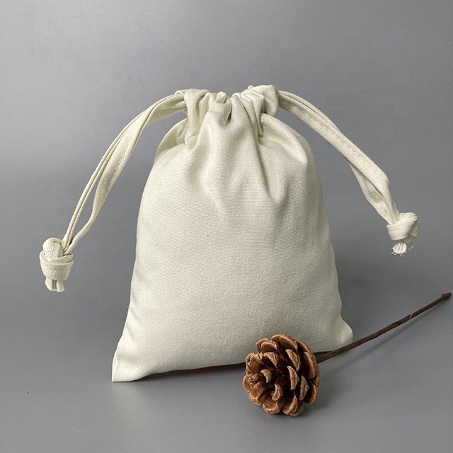 Canvas Drawstring Bag Cotton Canvas Tote Cotton Muslin Gift Bags Drawstring Cotton Drawstring Mesh Bag