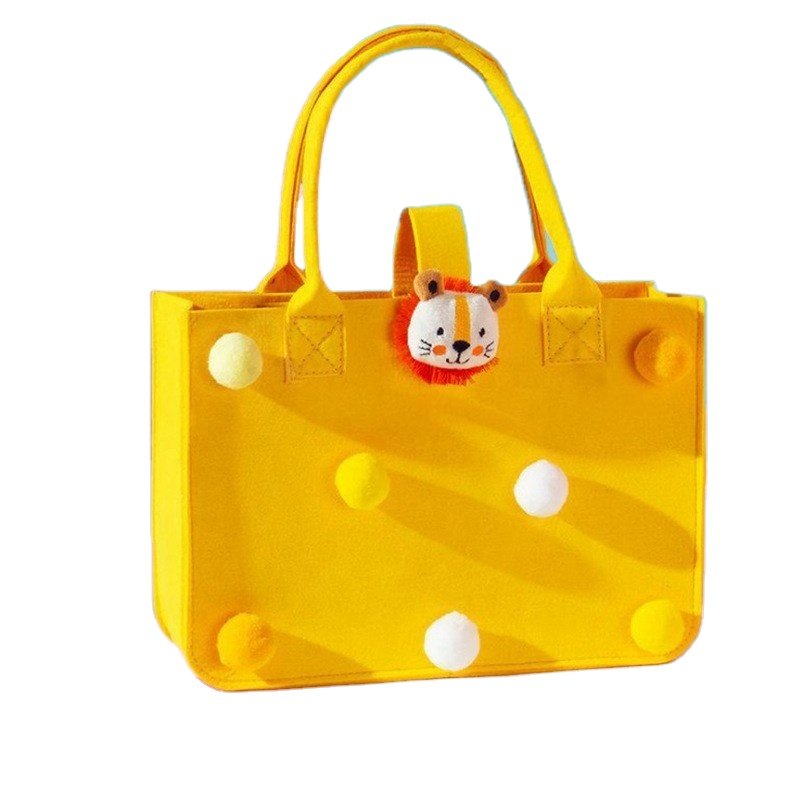 2024 Tote Leather Bags Ladies Fashion Felt Utility Bags Women Handbags